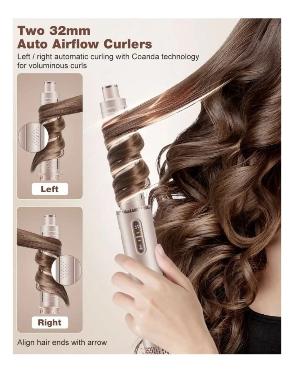 7 Magic 7 in 1 Hair Styler & Hair Dryer Brush 110,000 RPM High Speed Blow Dryer